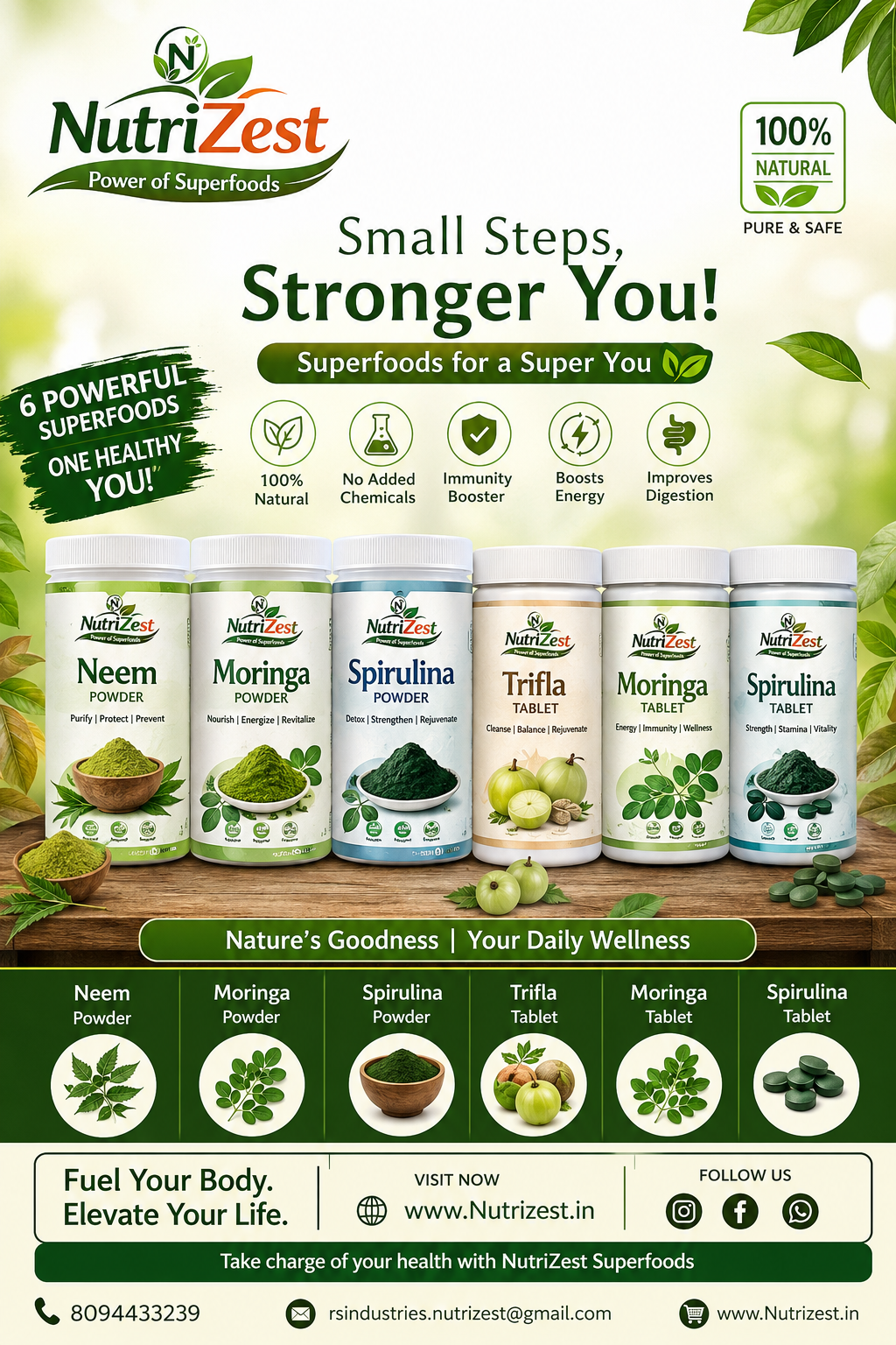 NutriZest Promotional Banner