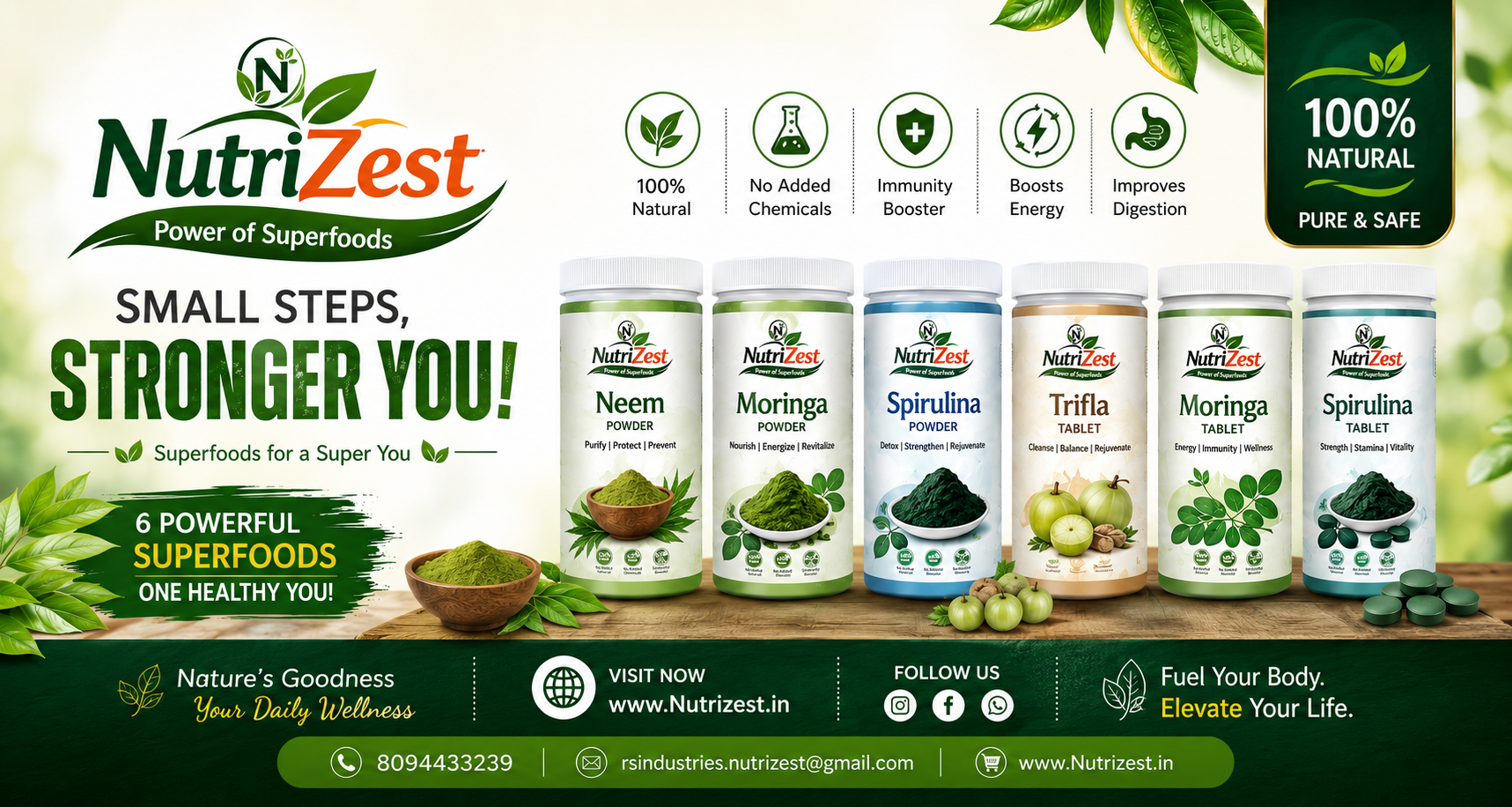 NutriZest Promotional Banner